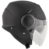 KAPPA KV37 AERODINÁMICO Moto Cara Abierta Casco Negro Mate - CASCO