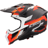 LS2 MX703 X-FORCE PHANTOM CASCO DE MOTO NARANJA ROJO