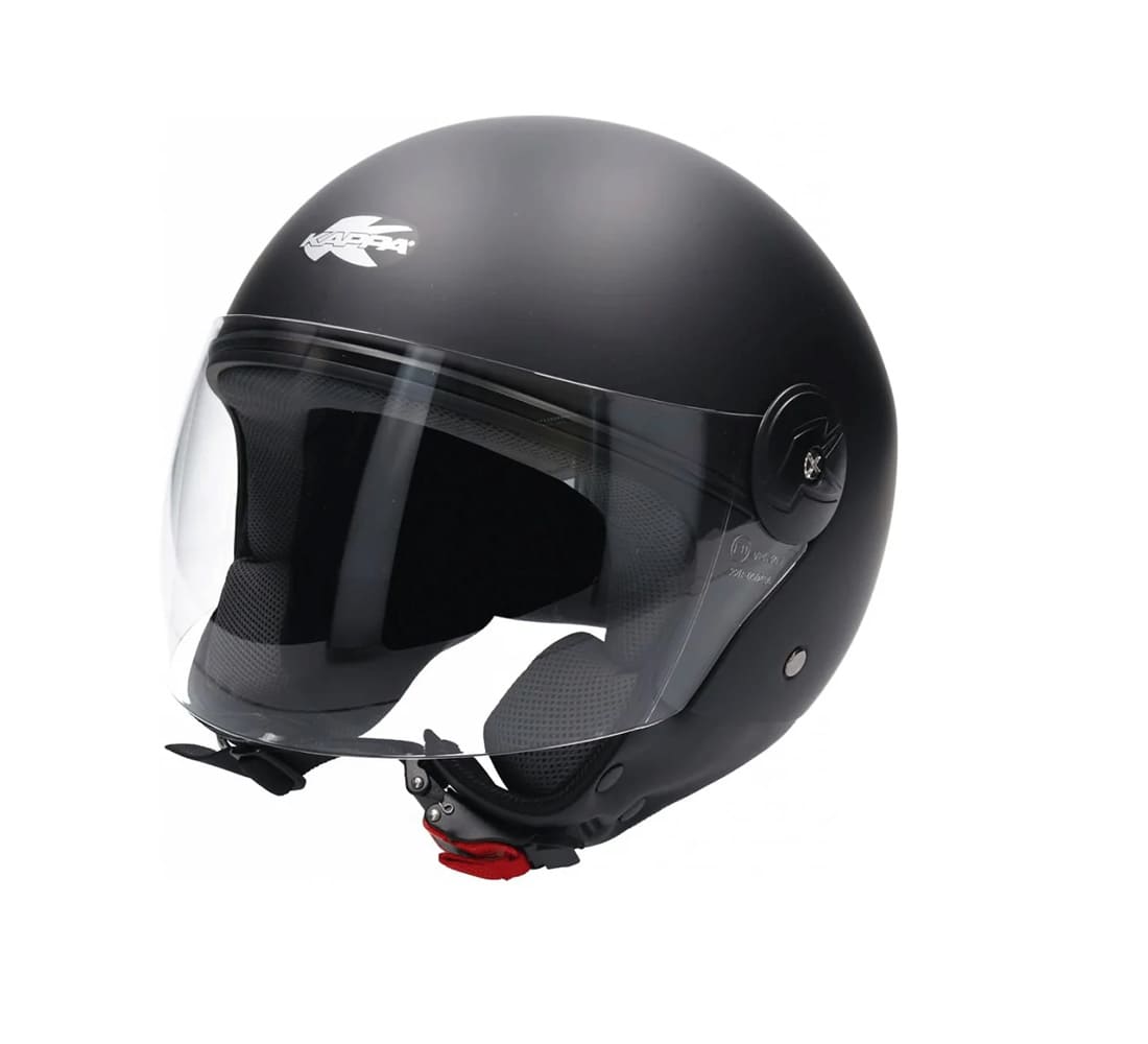 KAPPA KV40 Hawaii Moto Jet Montar calle Casco Basic Negro - CASCO