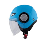 KAPPA KJ05 Júnior Moto Cara Abierta Estilo Retro Casco Azul - CASCO