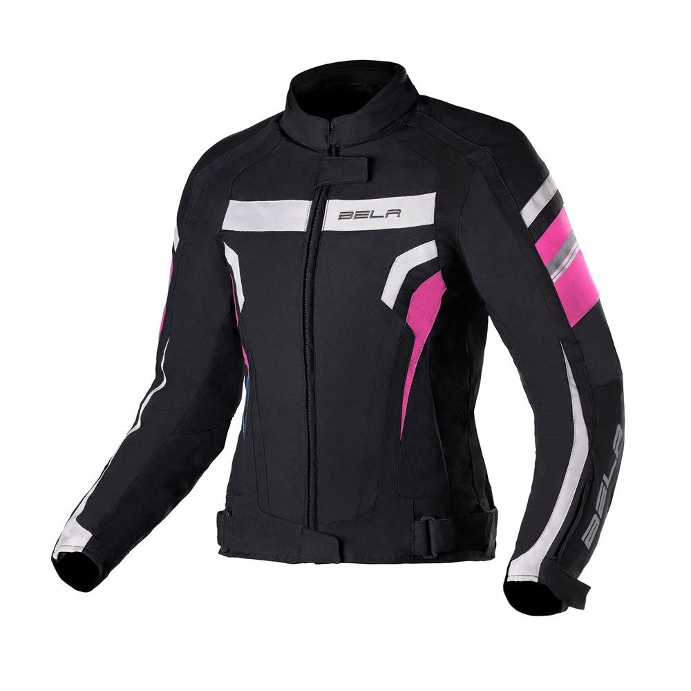 BELA - Chaqueta Textil Rebel RiderLady Negro/Rosa Fluor - SECURTEX MOTOR S.L (t/a MaximoMoto)