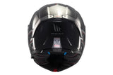 MT ATOM 2 SV SOLID MODULAR CASCO DE MOTO A1 NEGRO BRILLO