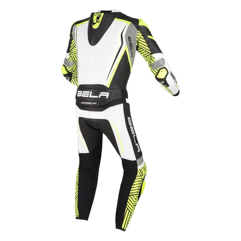 BELA - Mono 2 PC North Star Negro/Blanco/Amarillo Fluor - SECURTEX MOTOR S.L (t/a MaximoMoto)