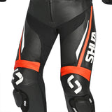 SHUA INFINITY 2PC MONO DE MOTO HOMBRE NEGRO NARANJA