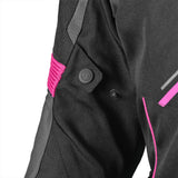 R-TECH - KNIGHT RIDER 3IN1 LADY (Long) Negro/Fuschia - CHAQUETA