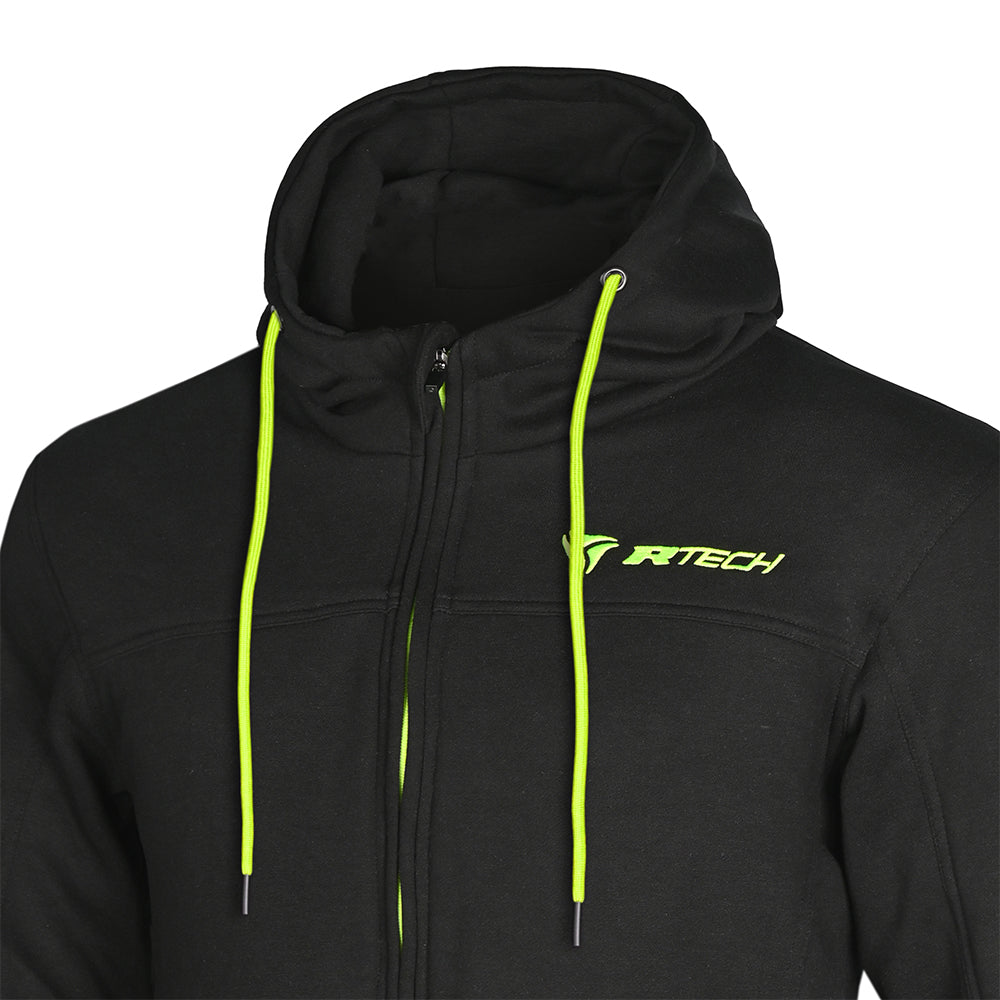 R-TECH - Sudadera Textil Suspention Hoddy Negra - SECURTEX MOTOR S.L (t/a MaximoMoto)