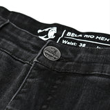 BELA RIO PANTALON DE HOMBRE DENIM JEANS 32L NEGRO