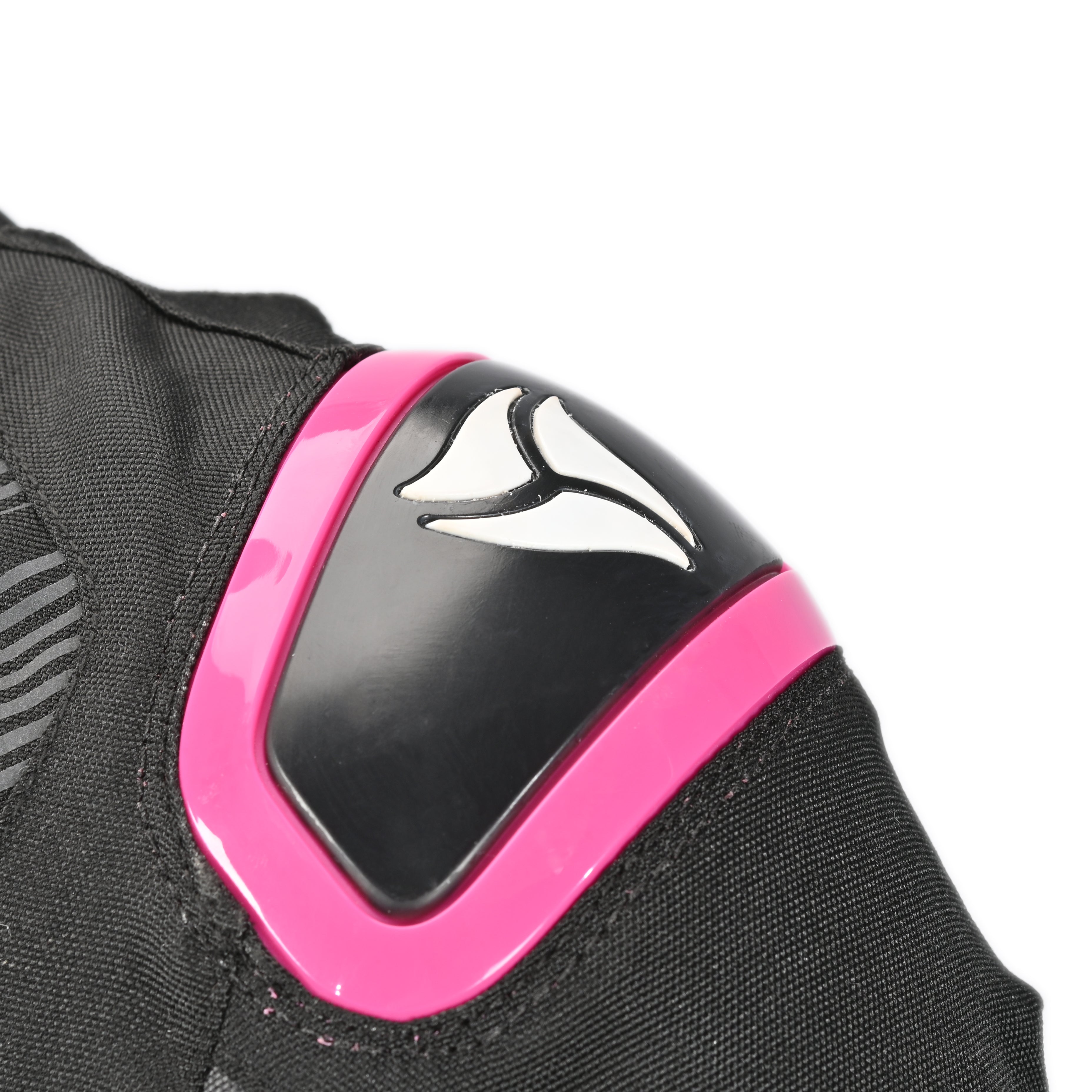 R-TECH Chaqueta Textil Knight Rider (Short) Negro/Fuschia - CHAQUETA