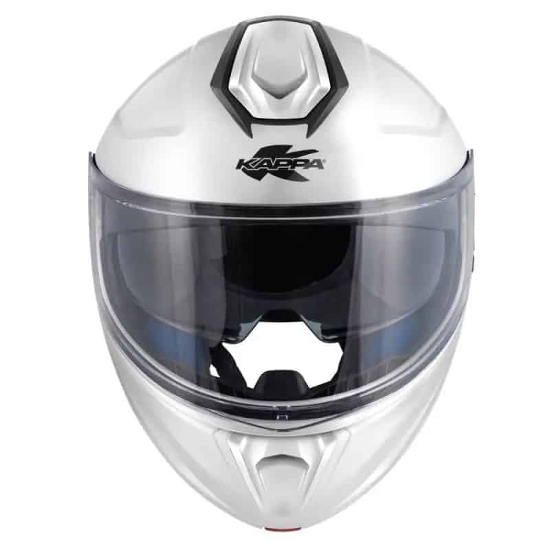 KAPPA KV50 BASICO MOTO MODULAR CASCO BLANCO BRILLO - CASCO