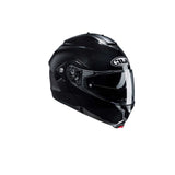 HJC C91N Casco de moto modular de metal negro sólido