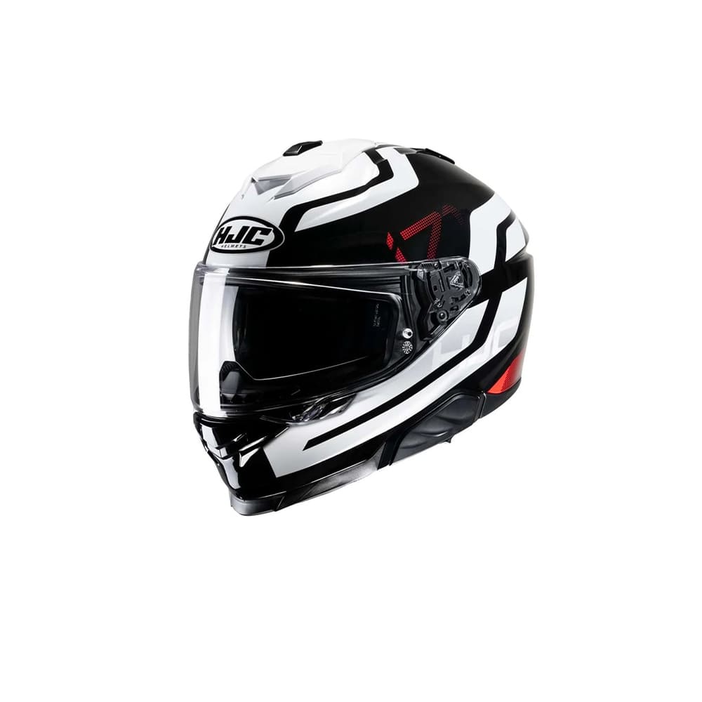 HJC I71 ENTA MC1 Moto Racing Casco Integral Blanco Negro