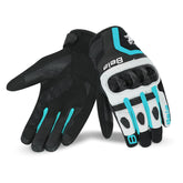 BELA AIR FLOW PELL GUANTS DE MOTO SENYORA NEGRE TURQUESA