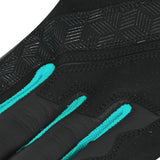 BELA AIR FLOW GUANTES DE MOTO DE PIEL MUJER NEGRO TURQUOISE
