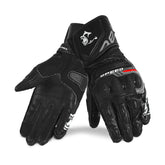 BELA LEMOX CUIR GUANTS DE MOTO NEGRE ANTHRACITA