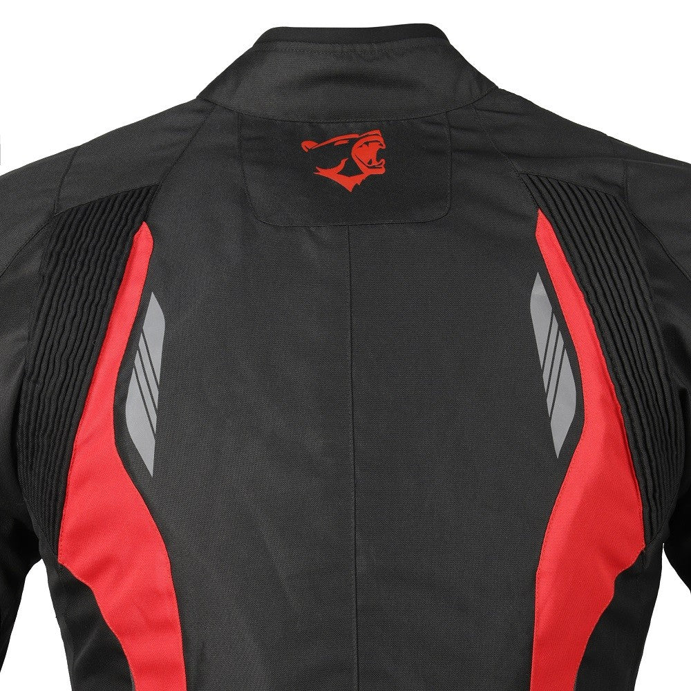 BELA - Chaqueta Textil Clutch Negro/Rojo - SECURTEX MOTOR S.L (t/a MaximoMoto)