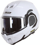 LS2 FF906 ADVANT SOLID CASCO MODULAR DE MOTOCICLETA BLANCO
