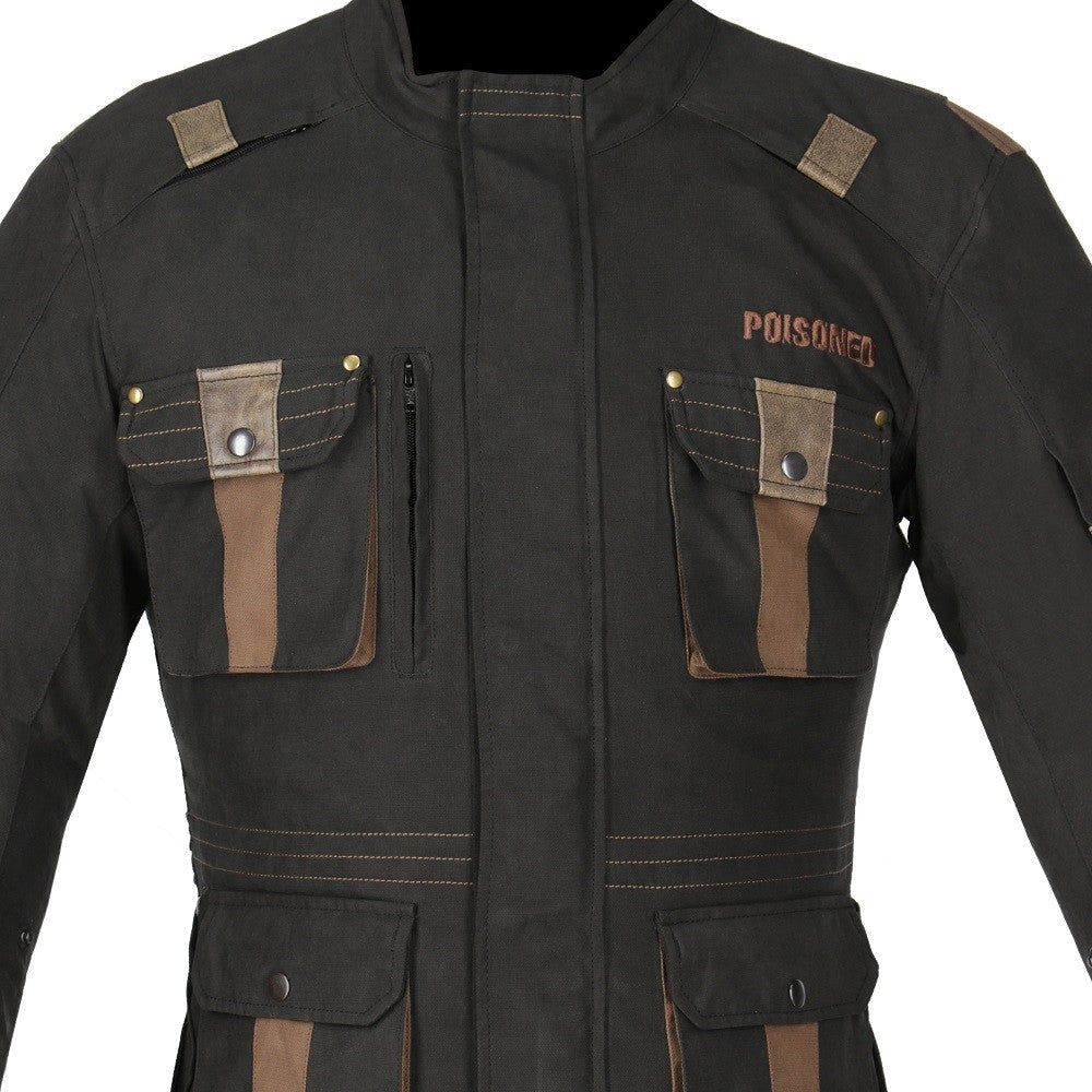 Poisoned - JACKET Textil Kubler Negro/Marrón - SECURTEX MOTOR S.L (t/a MaximoMoto)