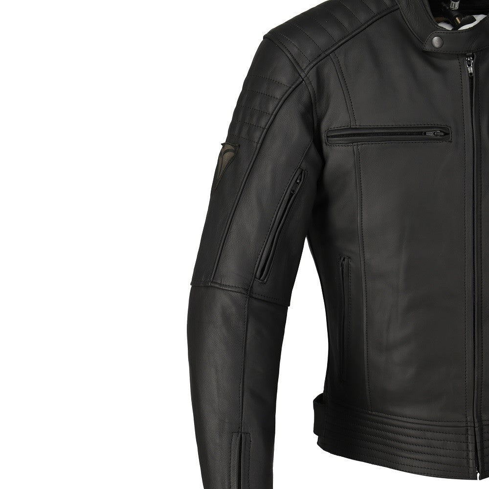 R-TECH - Chaqueta Piel Passion Negro - SECURTEX MOTOR S.L (t/a MaximoMoto)