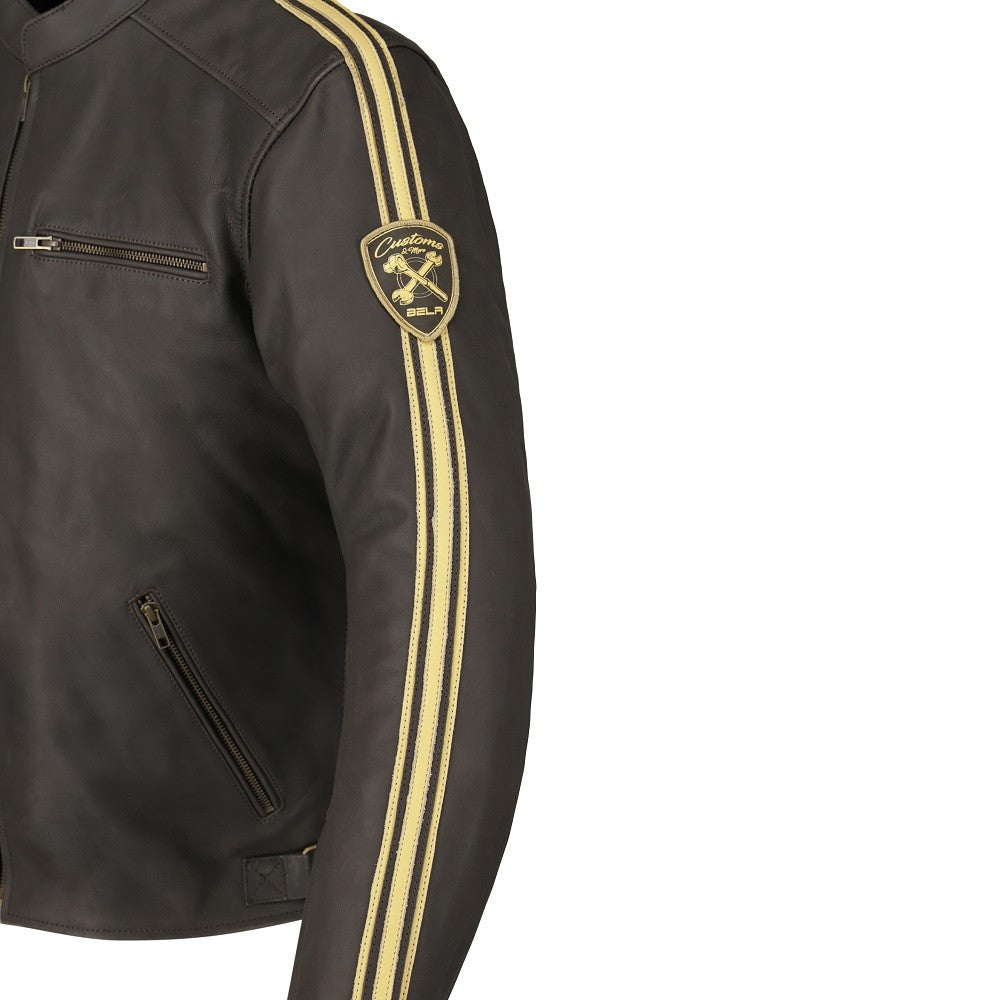 BELA - Chaqueta Piel Craft Marrón - SECURTEX MOTOR S.L (t/a MaximoMoto)