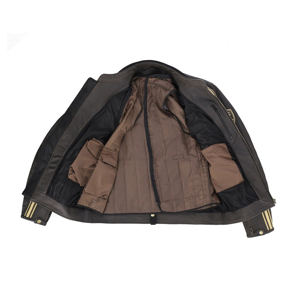 BELA - Chaqueta Piel Craft Marrón - SECURTEX MOTOR S.L (t/a MaximoMoto)