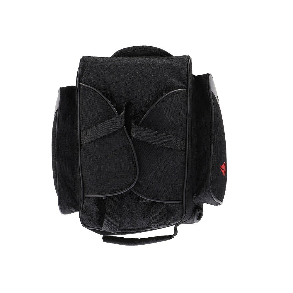 R-TECH - Mochila Piel/Textil Flap - L / Negro