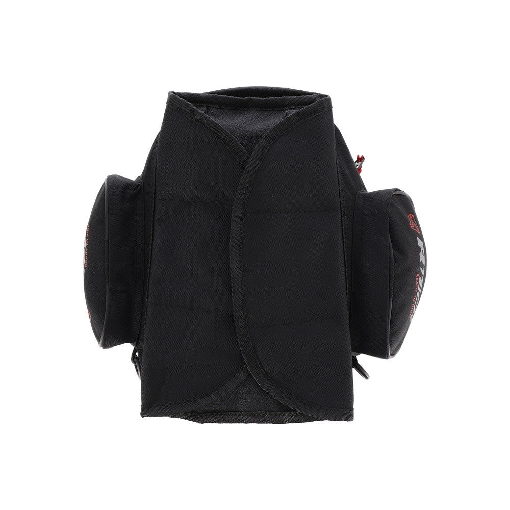 R-TECH - Mochila Piel/Textil Hobo - M / Negro