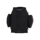 R-TECH - Mochila Piel/Textil Hobo - M / Negro