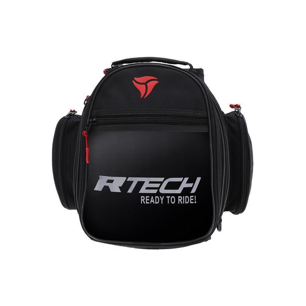 R-TECH - Mochila Piel/Textil Hobo - M / Negro