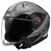 LS2 OF603 INFINITY II VEYRON CASCO DE MOTO GL.GRIS BLANCO