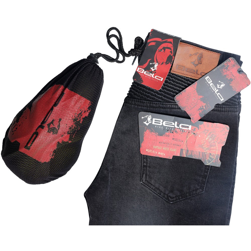 BELA - Pantalón Jeans Street Lady Negro - SECURTEX MOTOR S.L (t/a MaximoMoto)