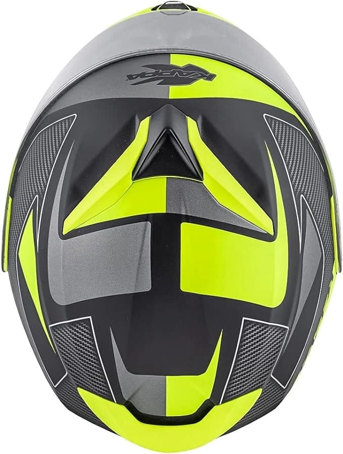 KAPPA KV32 Orlando Moto Modular Casco Negro Mate Amarillo - CASCO
