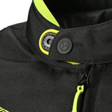R-TECH Chaqueta Textil Knight Rider (Short) Negro/Antracita/Amarillo - CHAQUETA