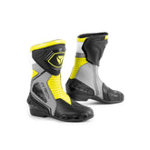 R-TECH - Botas Piel Performer Man Negro/Amarillo Fluor - SECURTEX MOTOR S.L (t/a MaximoMoto)