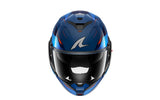 SHARK OXO MEKARIUM Azul Chromo Naranja Casco De Moto