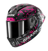 SHARK AERON-GP FIM RACING #2 REPLICA Rojo NEGRO AZUL VIOLETA Casco De Moto
