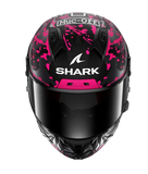 SHARK AERON-GP FIM RACING #2 REPLICA Rojo NEGRO AZUL VIOLETA Casco De Moto