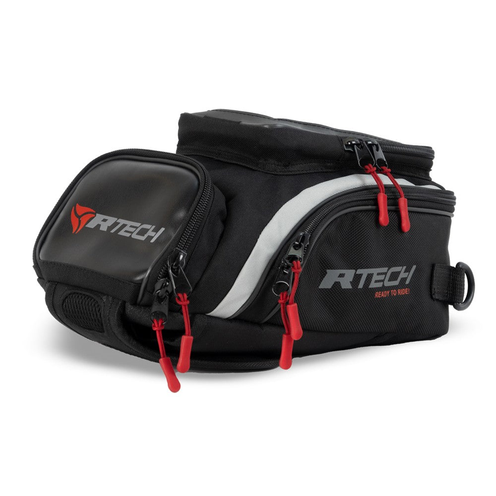 R-TECH - Mochila Piel/Textil Street Negro - SECURTEX MOTOR S.L (t/a MaximoMoto)