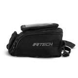 R-TECH - Mochila Piel/Textil Route - S / Negro