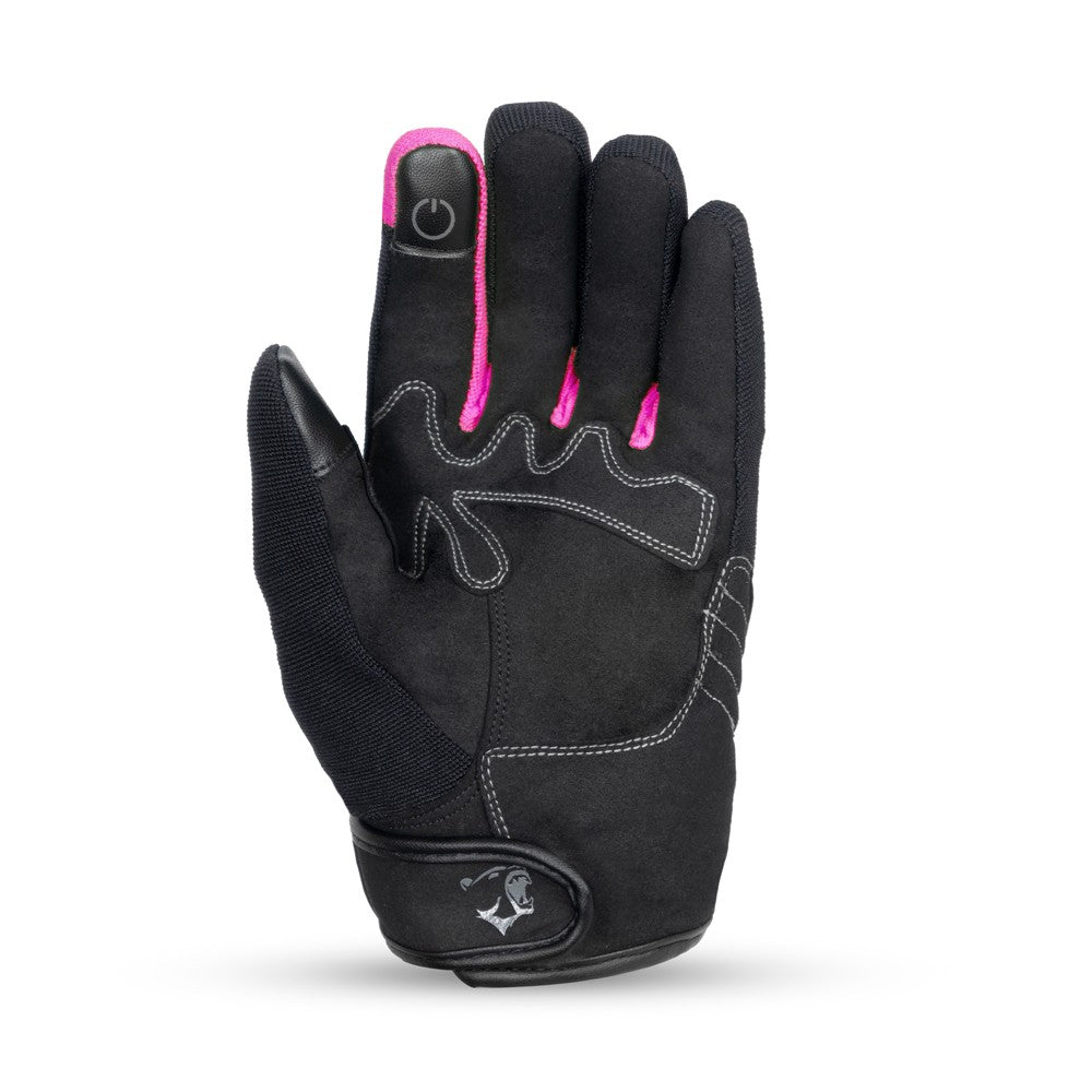 BELA - Guante Textil Galaxy Winter WP. Lady Negro/Rosa - SECURTEX MOTOR S.L (t/a MaximoMoto)