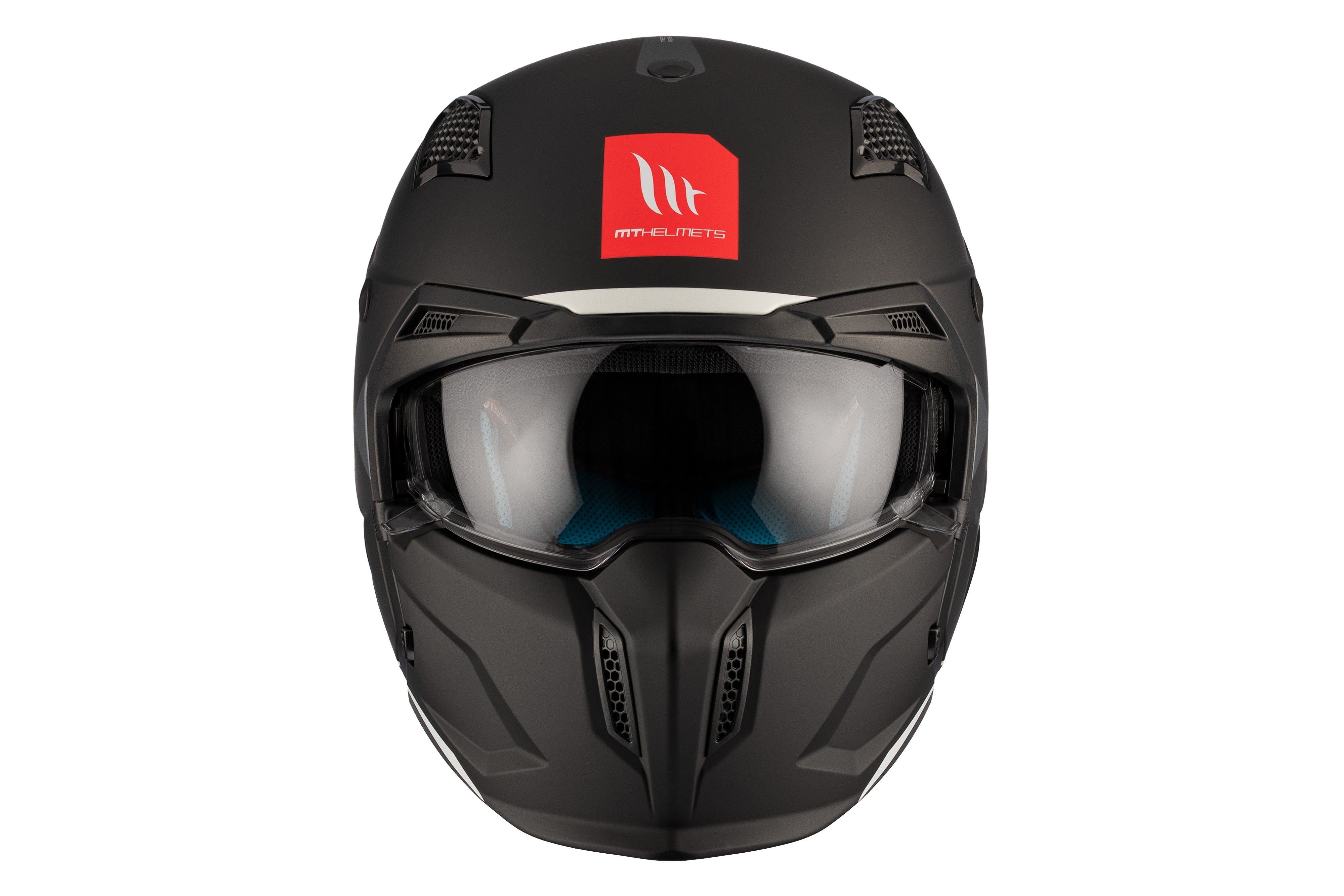 MT Streetfighter S SV Solid A1 Casco modular abierto para motocicleta - CASCO