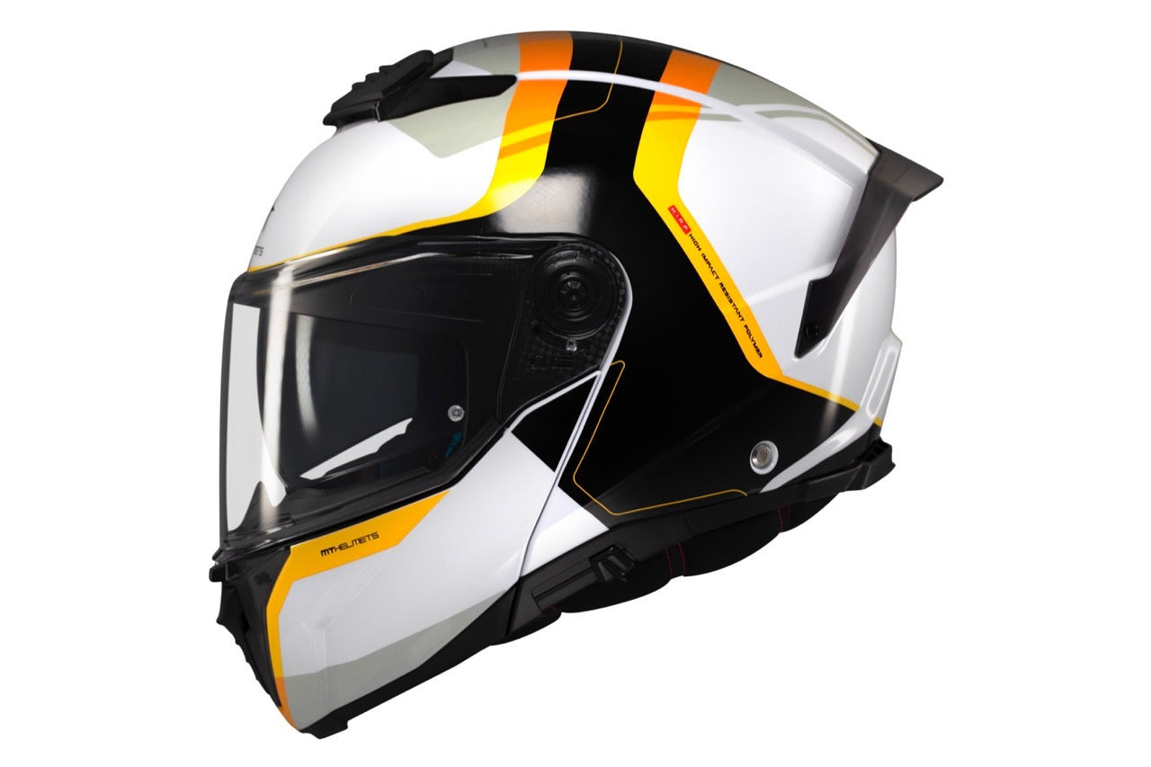 Casco modular para motocicleta MT ATOM 2 SV Emalla B3 - Helmet
