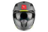 MT Streetfighter S SV Solid A22 gris brillante Casco de moto modular - CASCO