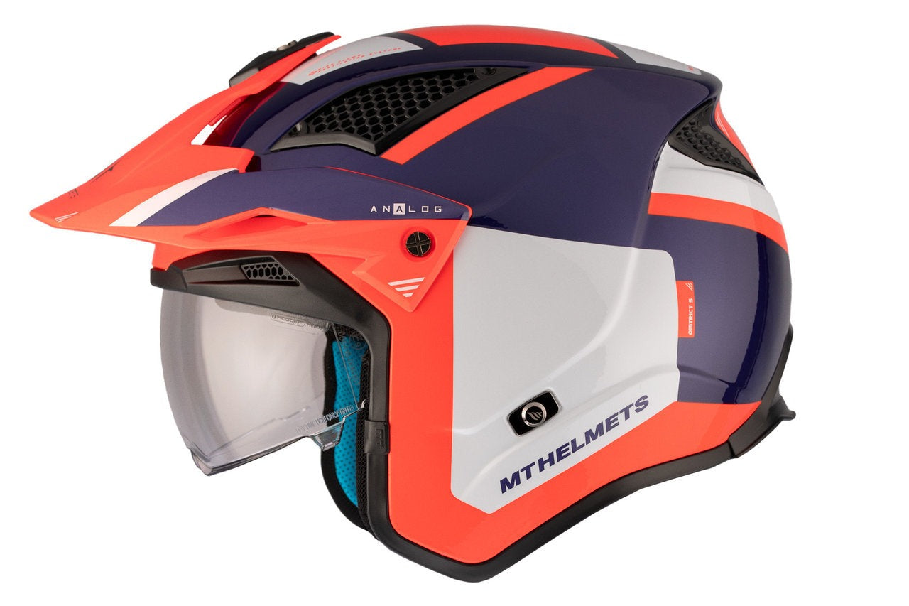MT District Sv S Analog D5 Casco de motocicleta deportivo dual - CASCO