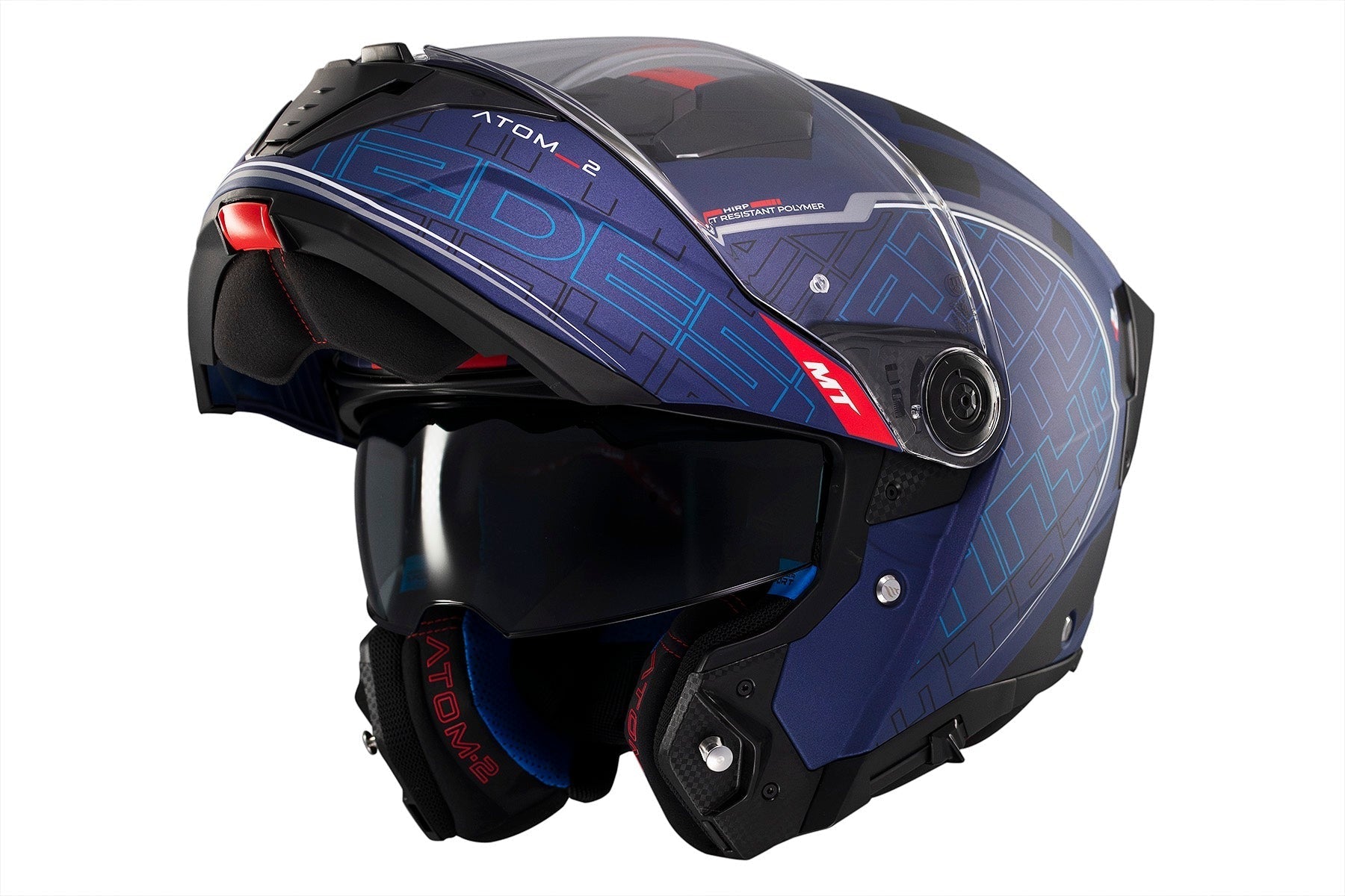 MT Atom 2 Sv Destiny C7 mate Casco de moto abatible para turismo