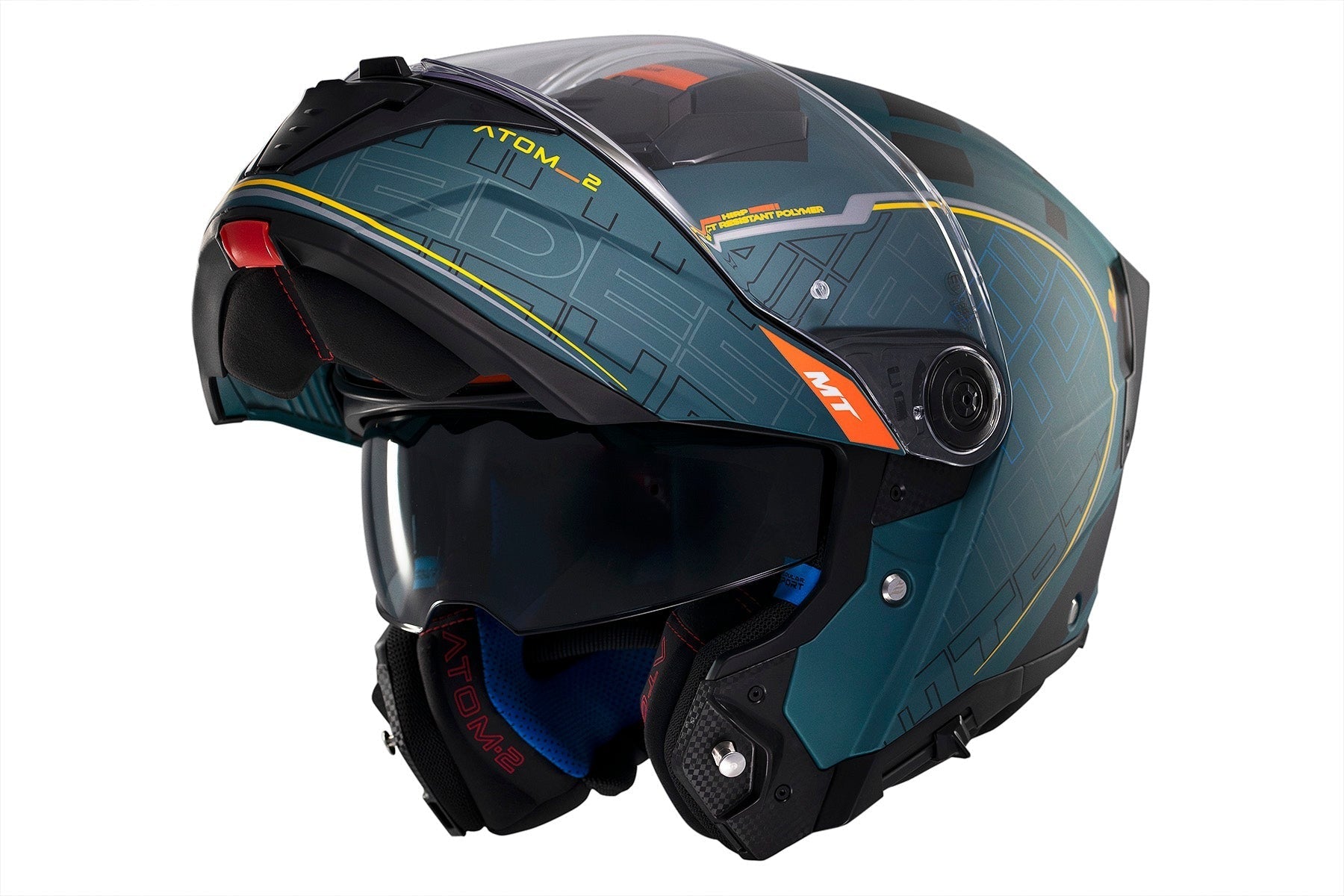 MT Atom 2 Sv Destiny C6 mate Casco modular deportivo para motocicleta