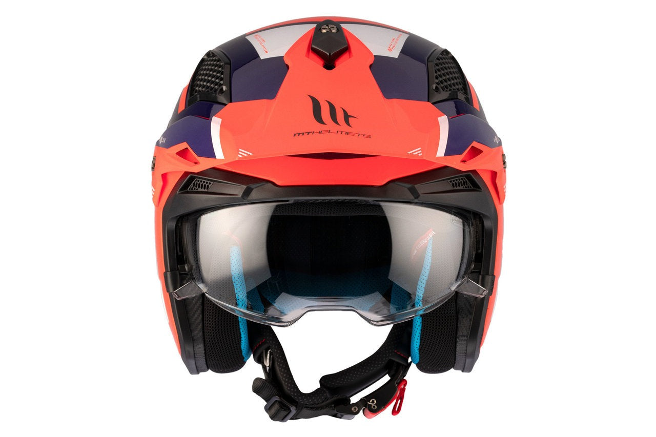 MT District Sv S Analog D5 Casco de motocicleta deportivo dual - CASCO