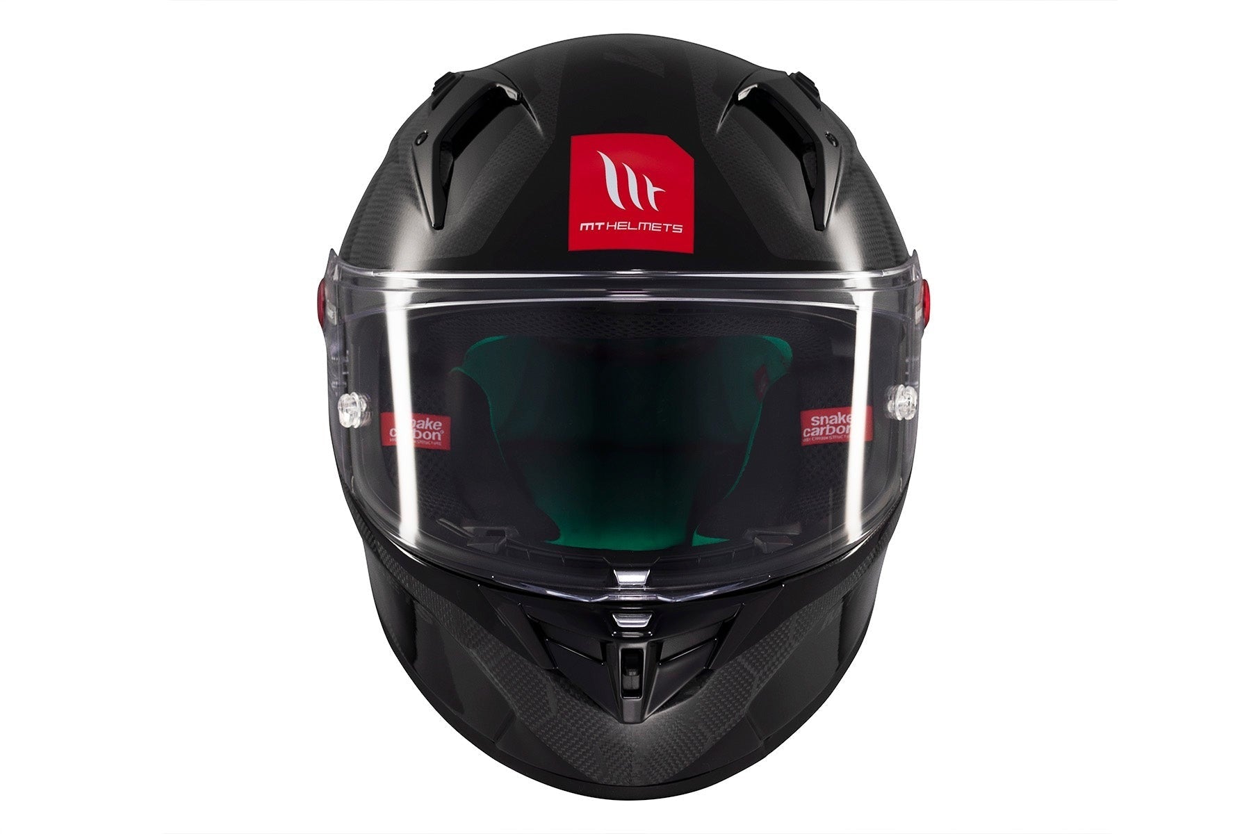 MT KRE + S Solid A11 de carbono brillante Casco integral para moto - CASCO