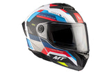 MT Atom 2 Sv Bast A0 Gloss Pearl Casco de motocicleta abatible - CASCO