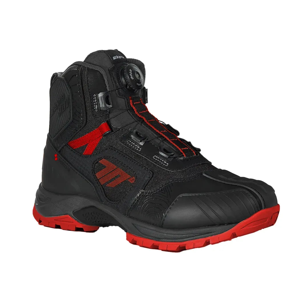 SEVENTY SD-BA7 STELVIO LOW Botas Unisex Para Motocicleta Aventura Negro Rojo