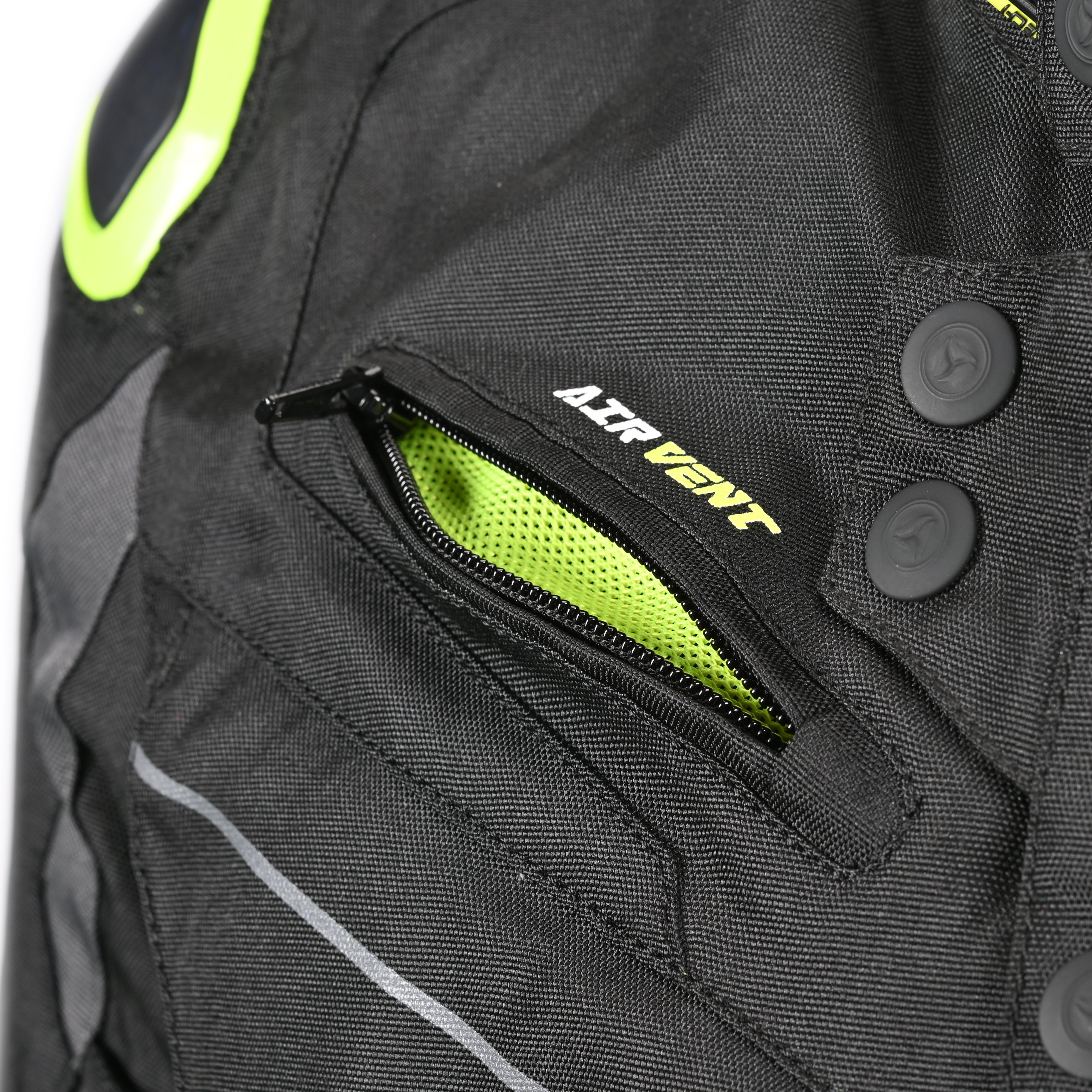 R-TECH - KNIGHT RIDER 3IN1 (Long) Negro/Antracita/Amarillo - CHAQUETA